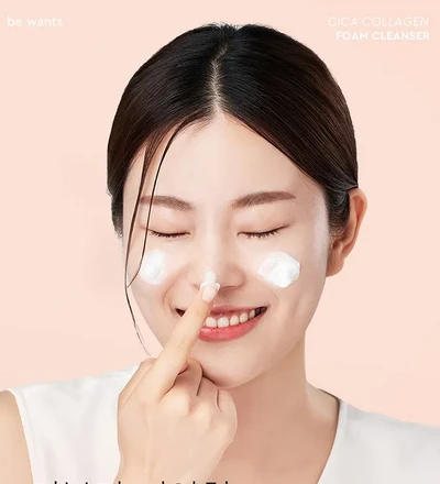 비원츠 시카콜라겐 약산성 폼클렌저