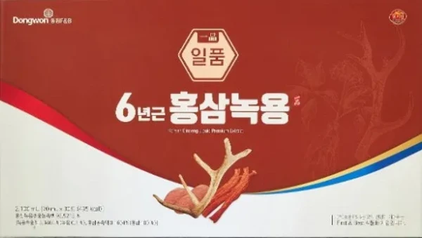 일품 6년근홍삼녹용 70ml × 30포