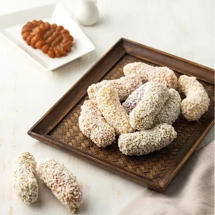 [봄오다가] 한과 모듬 선물세트 – 소담한과 (과자맛 + 찹쌀약과 4개 + 통밀약과 4개), 1박스, 400g