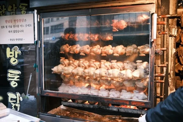 한남동 한방 통닭